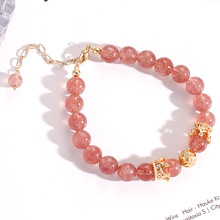 Badu Hetian Jade Beads Necklace Female Safety Buckle Pendant Clavicle Chain Jade Niche Design Ins Cold Wind Gift