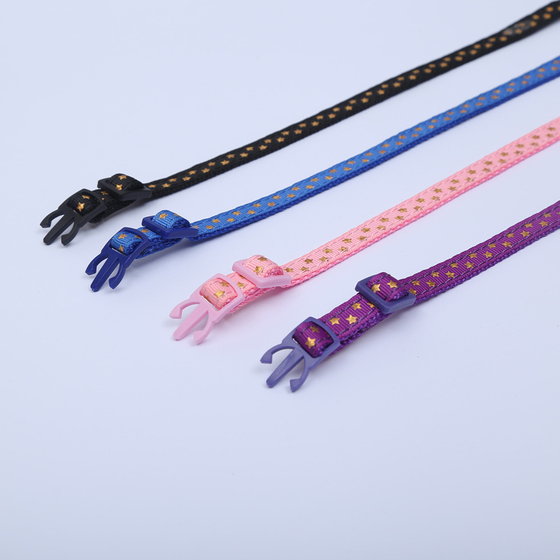 Bell Nylon XINGX Ribbon Safety Buckle Patch Cat Dog Collar Factory Direct Sales Pet Supplies in Stock Wholesale