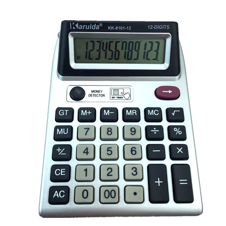 Karuida Kairoda Dual Screen Dual Display with Money Detector Lamp Calculator KK-8101-12