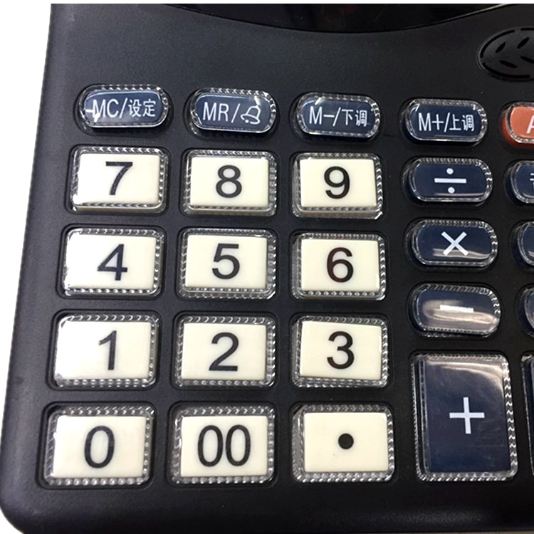 Factory Direct Sales Zhongcheng JS-757 Calculator 12 Digits Pronunciation Alarm Music