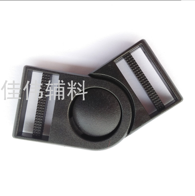 Black Nylon Release Buckle Plastic Snapper Safety Buckle Backpack Buckle Luggage Accessories Buckle Button School Bag Buckle School Bag Buckle