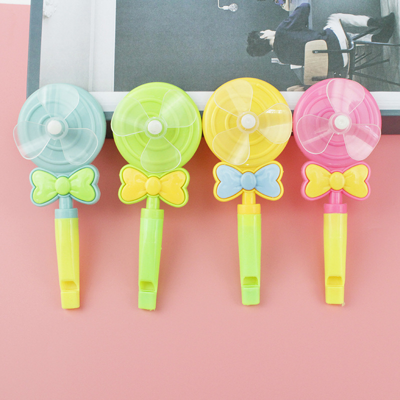 Lollipop whistle windmill candy color children gift activities to give practical wechat business small push gifts