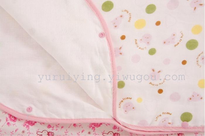 Four layers of cotton gauze bag baby sleeping bag for infant baby is kicking preventing vest