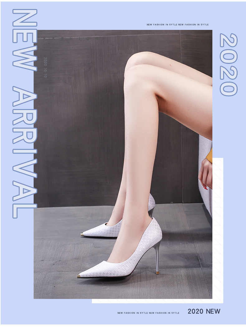 Winter Bird Black High Heels Women's All-Match 202 New Metal Toe Cap Stiletto Heel Classy Shoes Women's Pointed Work Shoes Winter Bird Black High Heels Women's All-Match 202 New Metal Toe Cap Stiletto Heel Classy Shoes Women's Pointed Work Shoes