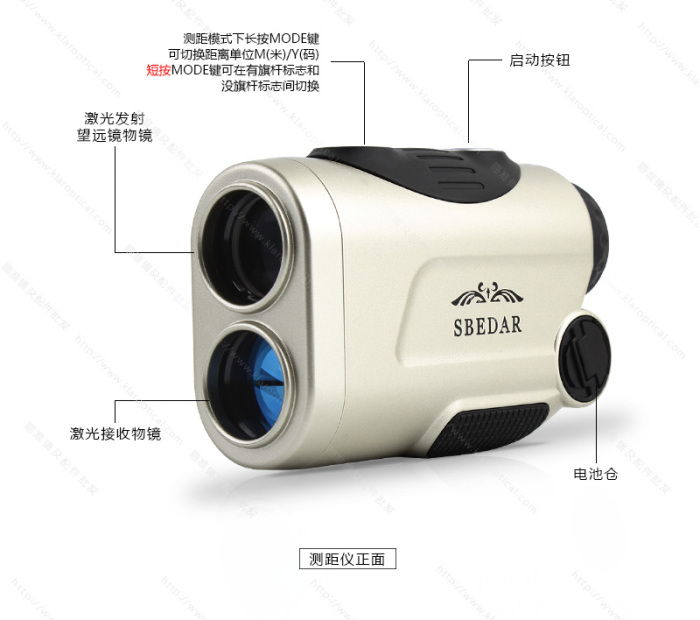 Outdoor hunting engineering measurement special 400 meters golf rangefinder single telescope Outdoor hunting engineering measurement special 400 meters golf rangefinder single telescope