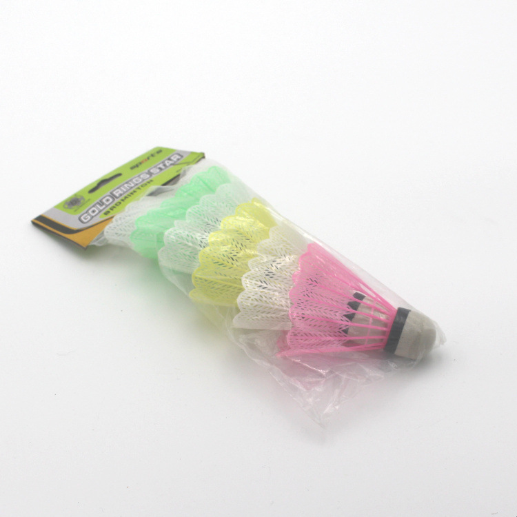 6 OPP bag color plastic foam head badminton factory direct sale wholesale 6 OPP bag color plastic foam head badminton factory direct sale wholesale