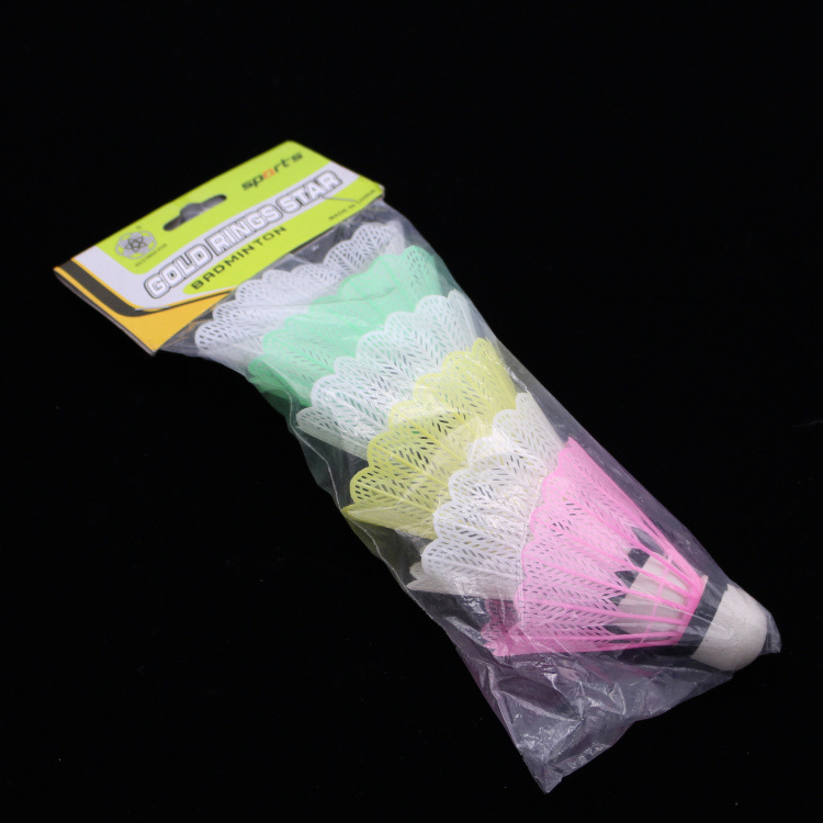 6 OPP bag color plastic foam head badminton factory direct sale wholesale 6 OPP bag color plastic foam head badminton factory direct sale wholesale