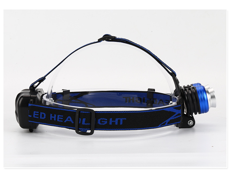 High-Power 2T6 Headlamp Outdoor Led Strong Light Retractable Charging Long Shot Headlamp Blue White Light Hunting Miner's Lamp High-Power 2T6 Headlamp Outdoor Led Strong Light Retractable Charging Long Shot Headlamp Blue White Light Hunting Miner's Lamp