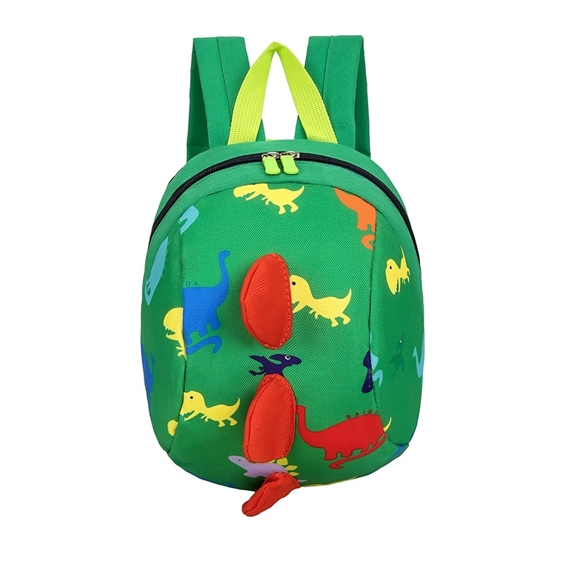 New Anti-Lost Children Backpack Three-Dimensional Dinosaur with Safety Buckle Children&#039;s Backpack Kindergarten Children&#039;s Schoolbag