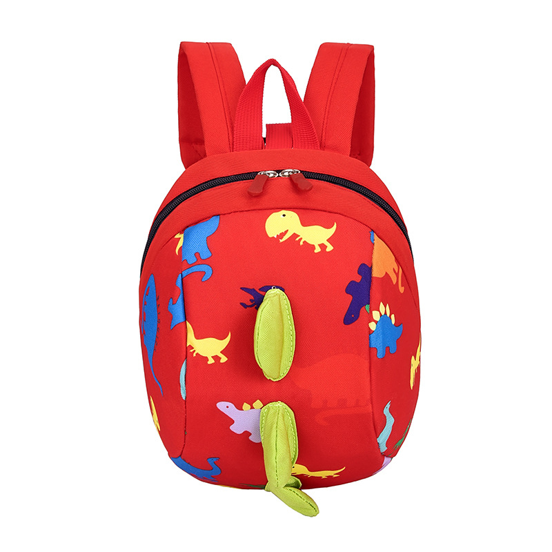 New Anti-Lost Children Backpack Three-Dimensional Dinosaur with Safety Buckle Children's Backpack Kindergarten Children's Schoolbag