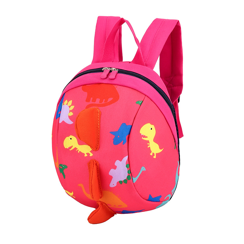 New Anti-Lost Children Backpack Three-Dimensional Dinosaur with Safety Buckle Children's Backpack Kindergarten Children's Schoolbag