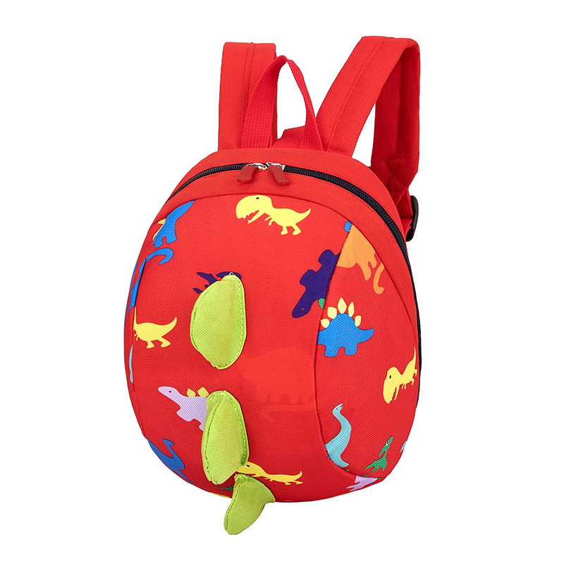New Anti-Lost Children Backpack Three-Dimensional Dinosaur with Safety Buckle Children's Backpack Kindergarten Children's Schoolbag