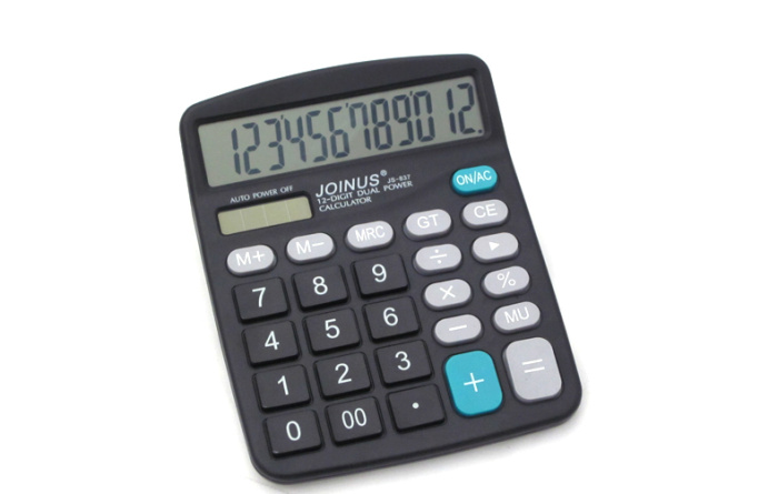 JOINUS zhongcheng calculator JS-837 12 digits solar screens
