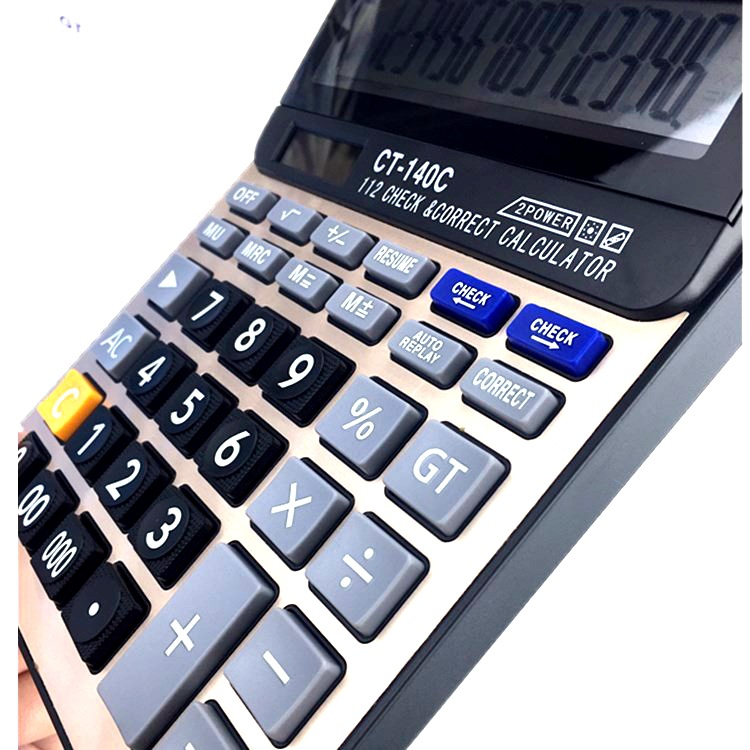 High-End Calculator CT-140c Duplicate Supply Solar Belt Battery Office Calculator