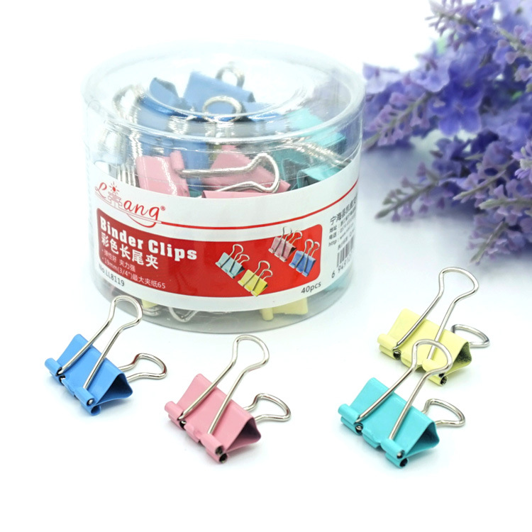 Inventory Clearance 19mm Color Long Tail Clip High Quality Ticket Clips 25mm Student Test Paper Clip Files Binder Clip Inventory Clearance 19mm Color Long Tail Clip High Quality Ticket Clips 25mm Student Test Paper Clip Files Binder Clip