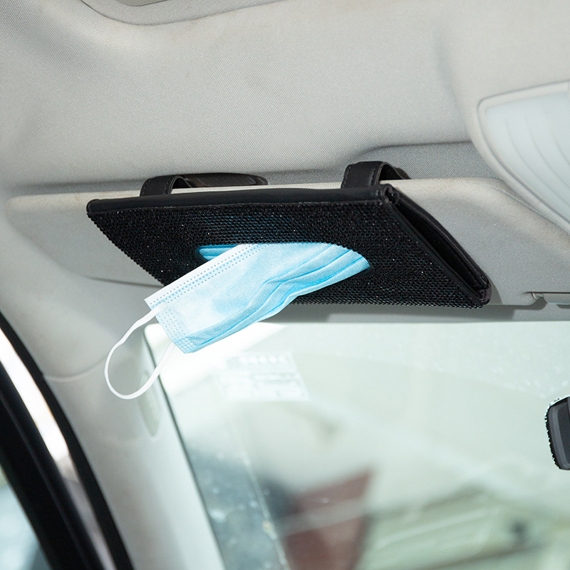 Car Tissue Box Diamond Sunshade Leather Hanging Seat Back Drawer Paper Clip Creative Rhinestone Car Tissue Box Car Tissue Box Diamond Sunshade Leather Hanging Seat Back Drawer Paper Clip Creative Rhinestone Car Tissue Box