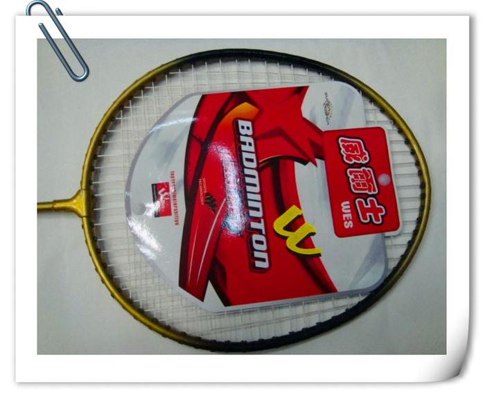 W2008 introduction to Welsh badminton junior Racquet Ferroalloy feather racquet sports W2008 introduction to Welsh badminton junior Racquet Ferroalloy feather racquet sports