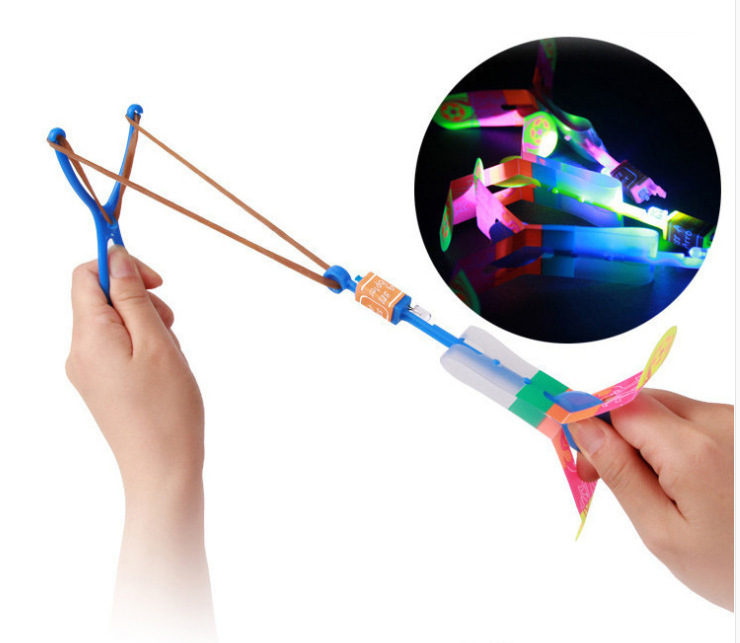 Large Luminous Slingshot Rocket Volume Express Blue Light Flying Sword Night Market Stall Toy Slingshot Large Luminous Slingshot Rocket Volume Express Blue Light Flying Sword Night Market Stall Toy Slingshot