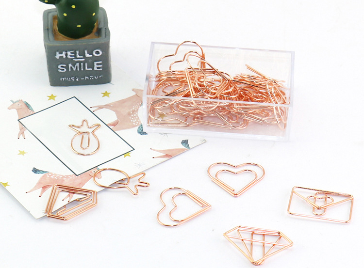European Rabbit Rose Gold Shape Clip Cute Bookmarks Decorative Creative Paper Clip Paper Clip Manufacturer European Rabbit Rose Gold Shape Clip Cute Bookmarks Decorative Creative Paper Clip Paper Clip Manufacturer