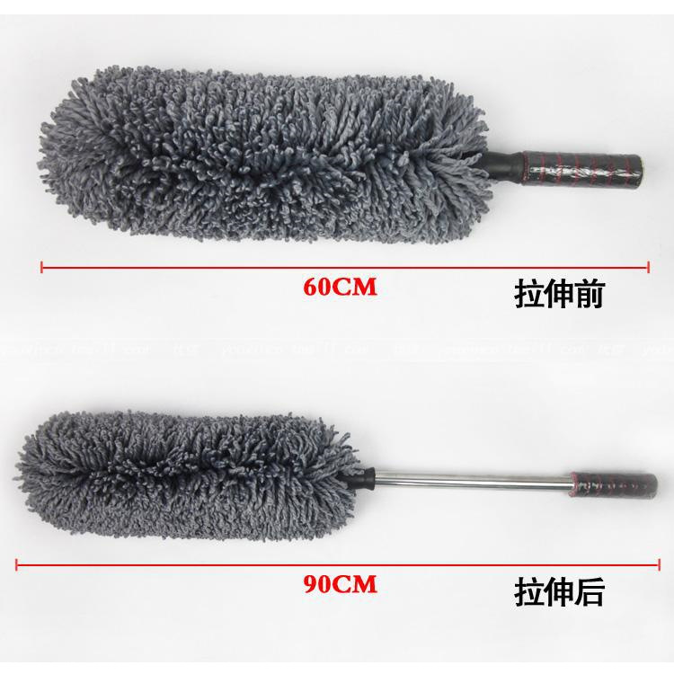 360 Degree round Head Telescopic Wax Mop 440G Microfiber Wax Duster Wax Brush Wax Brush Sponge Handle Bag