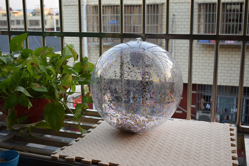 PVC inflatable Beach ball Transparent Flake ball Child Adult toy ball transparent Flake Beach ball filling ball PVC inflatable Beach ball Transparent Flake ball Child Adult toy ball transparent Flake Beach ball filling ball