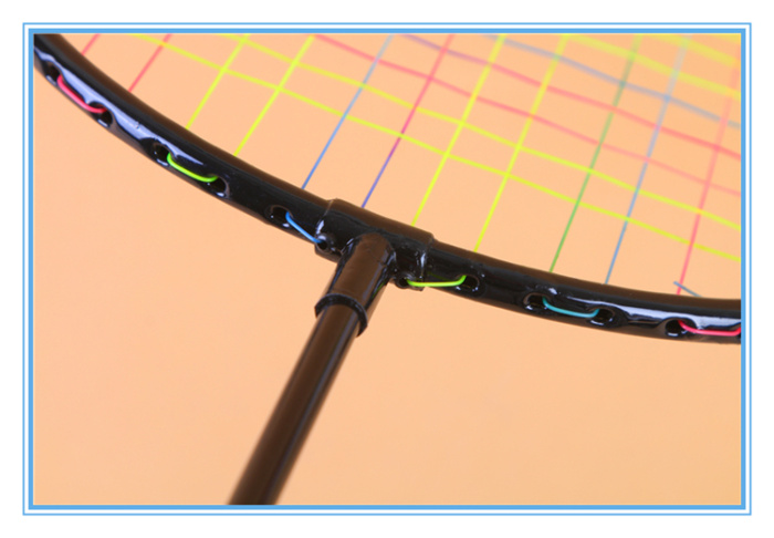 Badminton double racket 2 pieces of carbon racket set for adult beginner's super light training racket Badminton double racket 2 pieces of carbon racket set for adult beginner's super light training racket