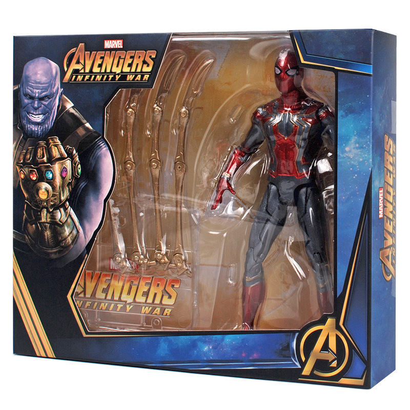 Zhongdong Steel Spider-Man Boxed Avengers 3 Unlimited War Genuine Model Hand-Made Action Figure