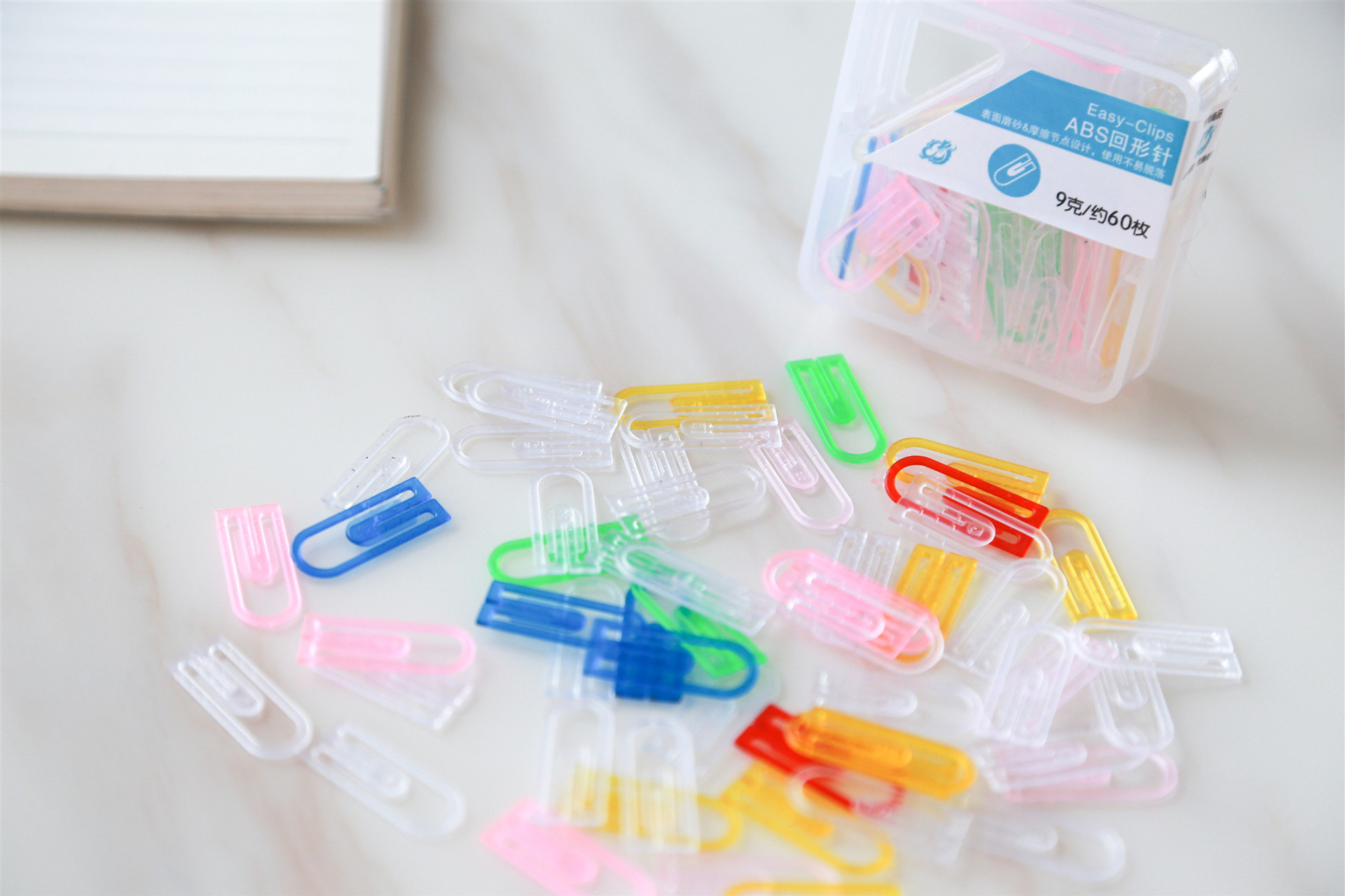 Plastic Paper Clip Office School Supplies Color Student Paper Storage Sorting Pin Boxed Anti-Rust Abs Plastic Paper Clip Office School Supplies Color Student Paper Storage Sorting Pin Boxed Anti-Rust Abs