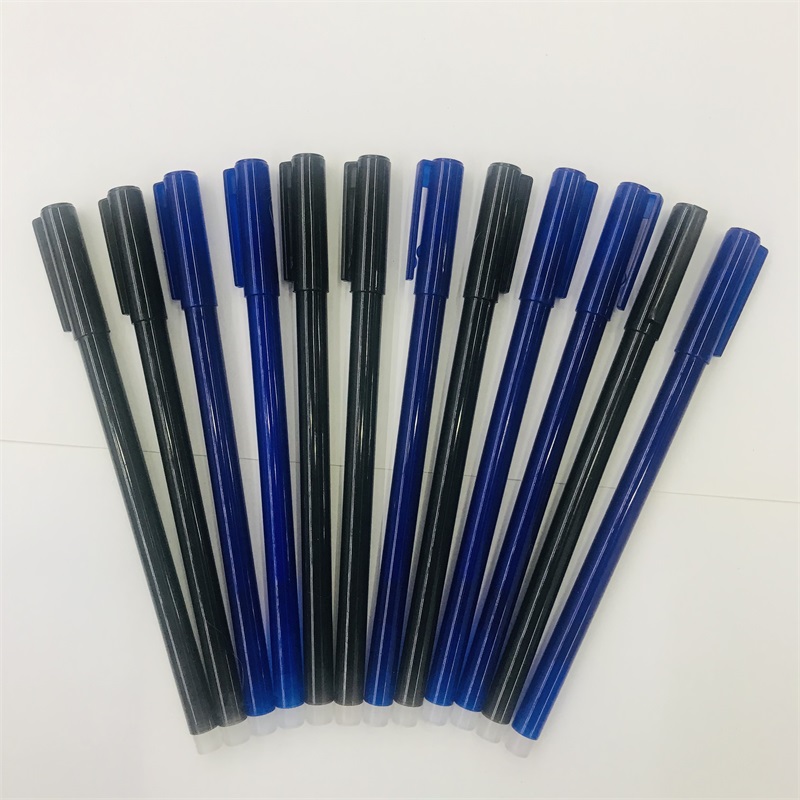 Rub Easy to Wipe Erasable Pen 0.5mm Syringe Crystal Blue Black Hot Erasable Sponge Wipe for Pupils Erasable Gel Pen