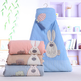2021 Autumn and Winter Thickening Children Sleeping Bag Combed Cotton Baby Split Leg Sleeping Bag Cartoon Pure Cotton Baby Sleeping Bag Removable Sleeve