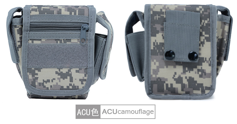 Lupu Camouflage Small Waist Bag Men's Tactical Waist Pack Tactical Mobile Phone Bag Outdoor Waist Pack Mobile Phone Bag War