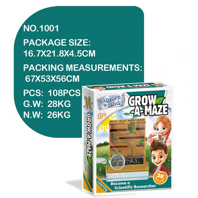 * Young Students DIY Toy Set Science and Education Series Plants War Maze Science Experiment Physics Puzzle