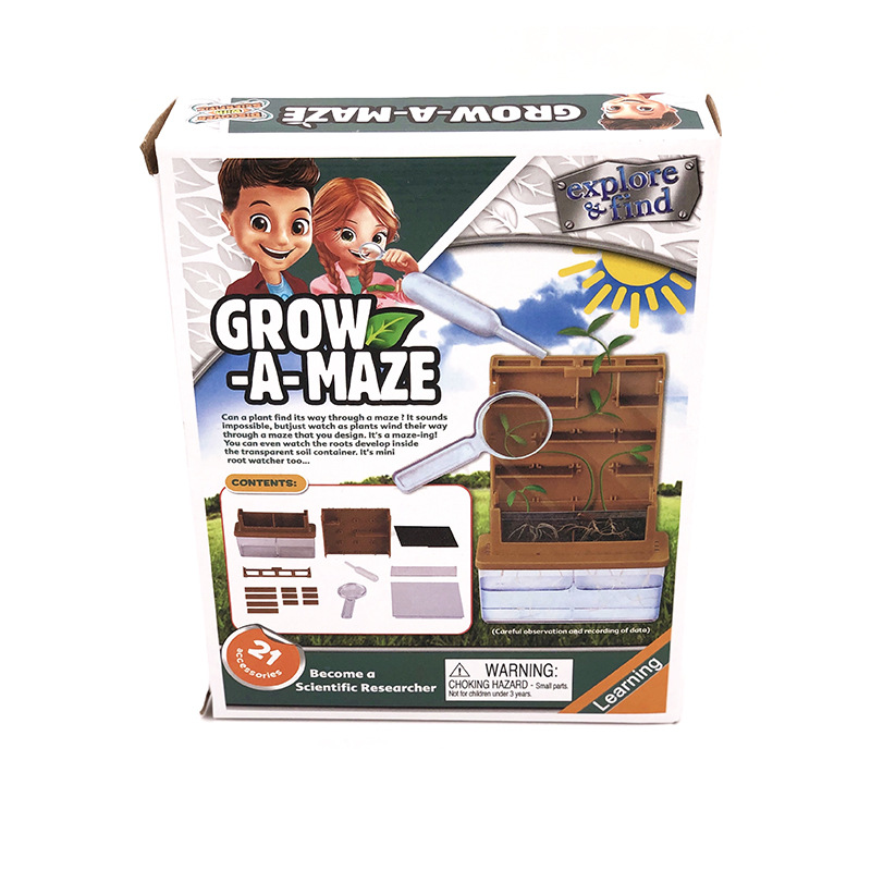 * Young Students DIY Toy Set Science and Education Series Plants War Maze Science Experiment Physics Puzzle