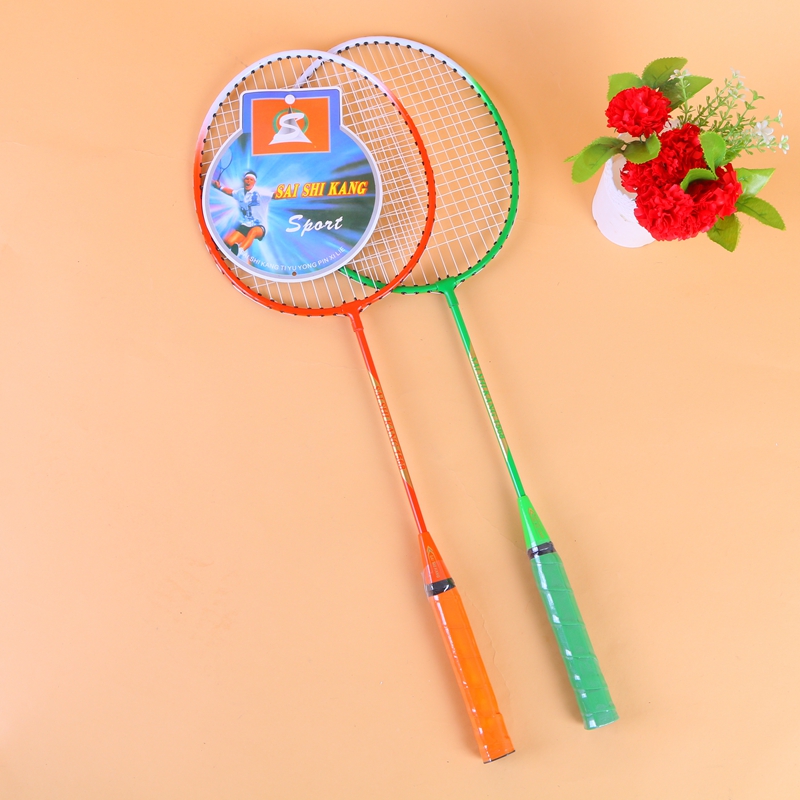 Beginner training racquet endurance badminton four color doubles super offensive