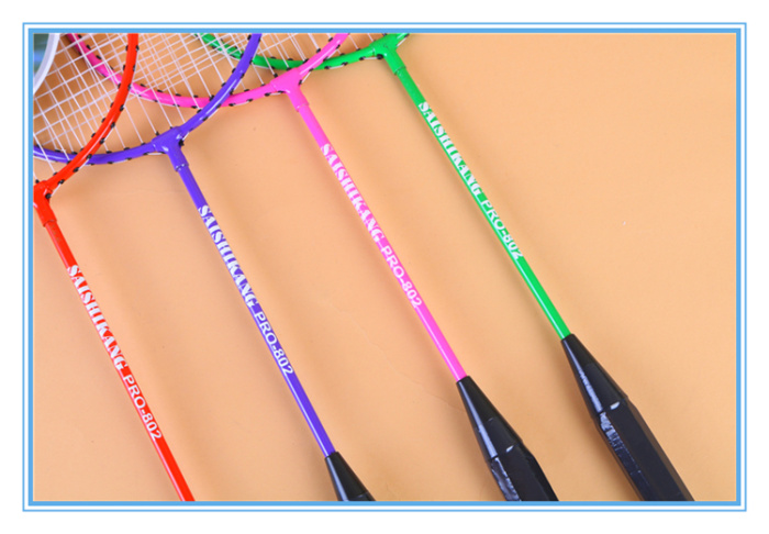 Beginner training racquet endurance badminton four color doubles super offensive Beginner training racquet endurance badminton four color doubles super offensive