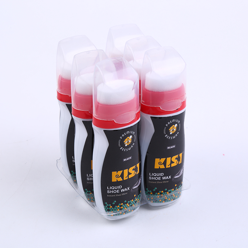 Liquid shoe polish black colorless leather shoes care oil leather care agent shoe brush shoe wax set