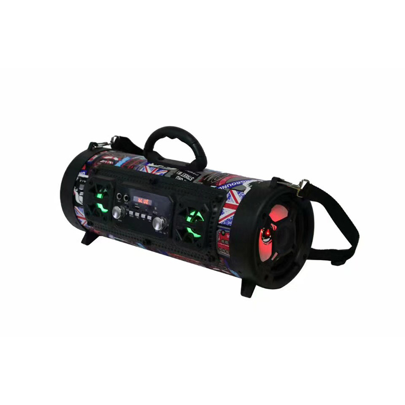 Outdoor Portable Portable Barrel Bluetooth Speaker 15W EXTRA BASS Wireless War Drum Square Dance E-Commerce Hot-Selling Product