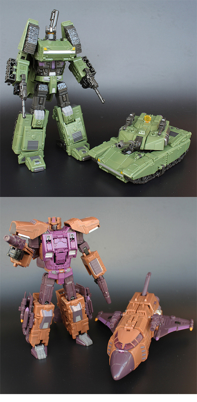 Deformation toys king kong jinbao mixed day leopard attack ares WK writ a large he war team five fit a gift box