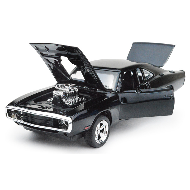 Bulk Wholesale 1:32 Dodge War Horse Simulation Alloy Car Model Sound and Light Warrior 4 Open Door Children&#039;s Toy Car