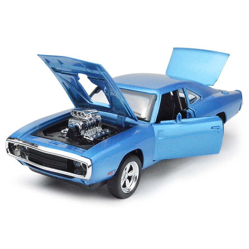 Bulk Wholesale 1:32 Dodge War Horse Simulation Alloy Car Model Sound and Light Warrior 4 Open Door Children&#039;s Toy Car