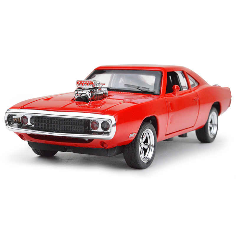 Bulk Wholesale 1:32 Dodge War Horse Simulation Alloy Car Model Sound and Light Warrior 4 Open Door Children&#039;s Toy Car