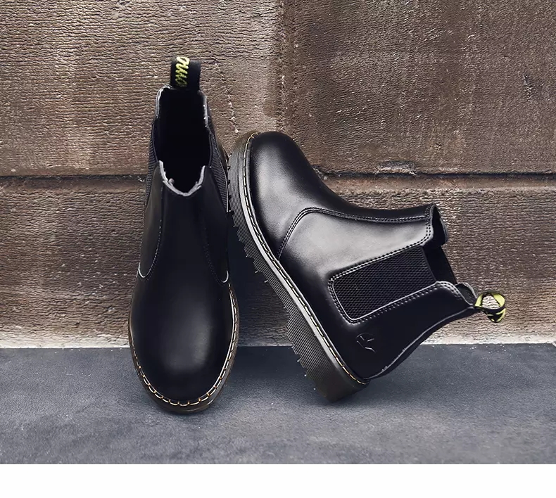 Autumn and winter Martin boots high help shoe boots woman worker outfit shoe big head shoe war Wolf