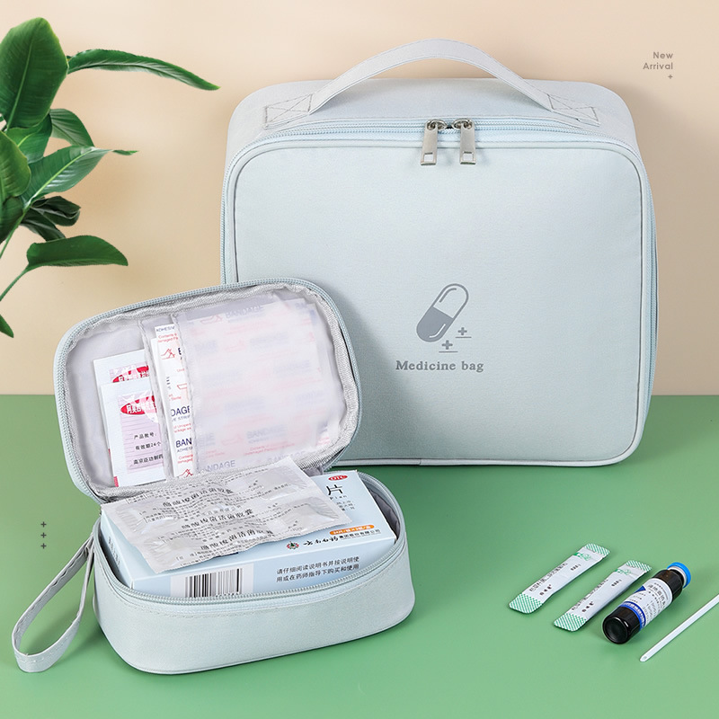 Portable Medicine Bag Fabric First Aid Kit Travel Medical First Aid Kits Household Outdoor Civil Air Defense War Preparation Season Bag
