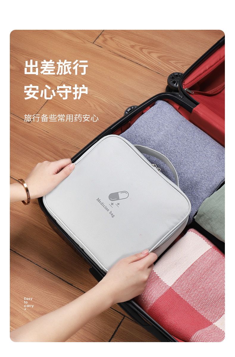 Portable Medicine Bag Fabric First Aid Kit Travel Medical First Aid Kits Household Outdoor Civil Air Defense War Preparation Season Bag