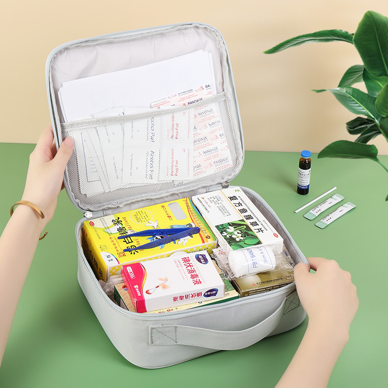 Portable Medicine Bag Fabric First Aid Kit Travel Medical First Aid Kits Household Outdoor Civil Air Defense War Preparation Season Bag
