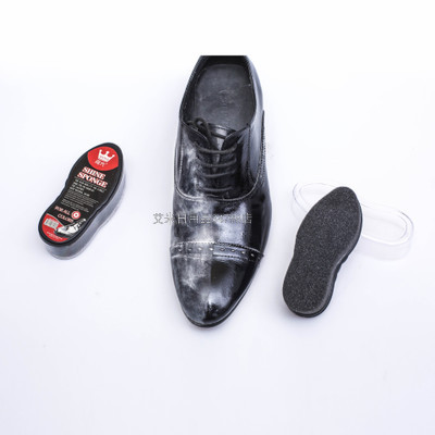 DQL-HS682 Single-Sided Footboard Shoe Wax Shoe Polish Gadgets Sponge Shoe Brush Color Shoe Polish Leather Care Shoe Wax