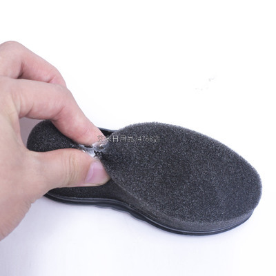 DQL-HS682 Single-Sided Footboard Shoe Wax Shoe Polish Gadgets Sponge Shoe Brush Color Shoe Polish Leather Care Shoe Wax