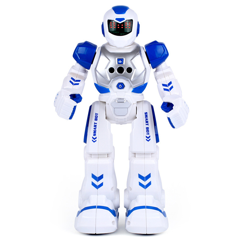 * Children&#039;s Day Gift Children&#039;s Day Remote Control Intelligent War Police Early Education Robot Children Education Induction Gift Learning Play J
