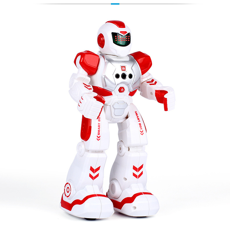 * Children's Day Gift Children's Day Remote Control Intelligent War Police Early Education Robot Children Education Induction Gift Learning Play J