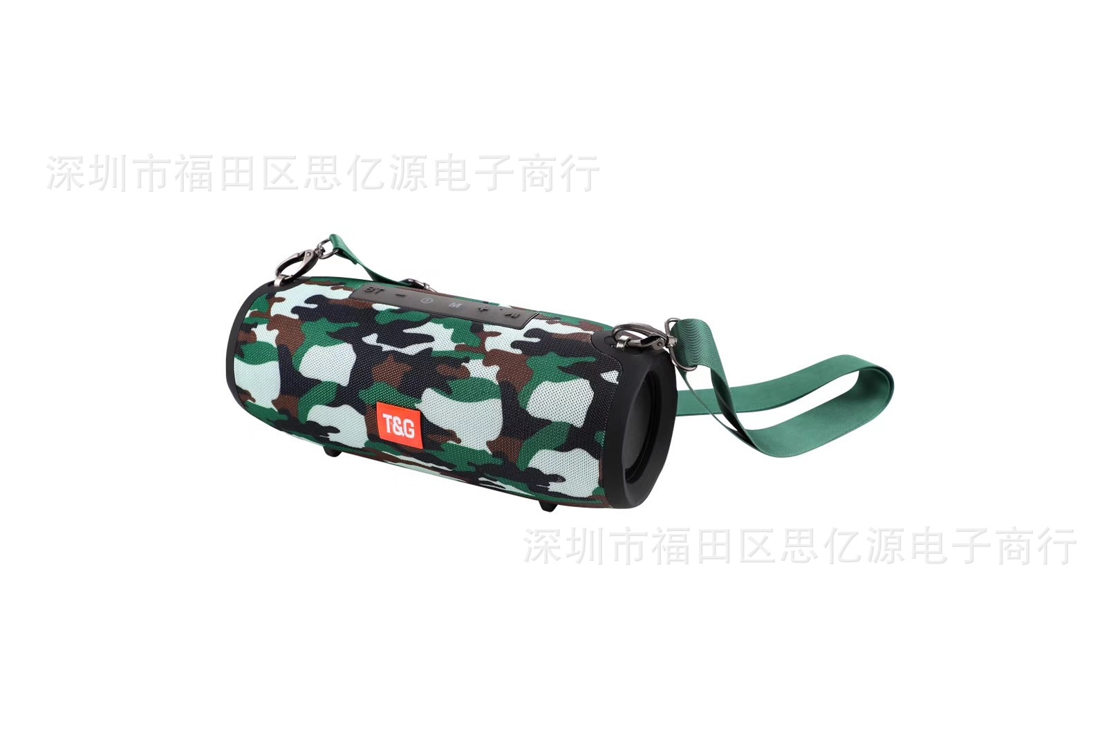 Bluetooth Speaker Tg118 War Drum Fabric Portable Subwoofer Creative Gift Audio Wireless Speaker